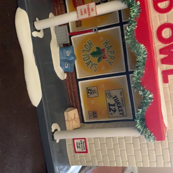 Snow Village Department 56 Red Owl Grocery Store Vintage rare. - Picture 2 of 13